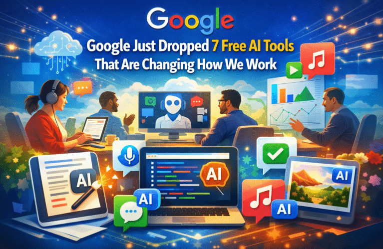 Google Just Dropped 7 Free AI Tools That Are Changing How We Work