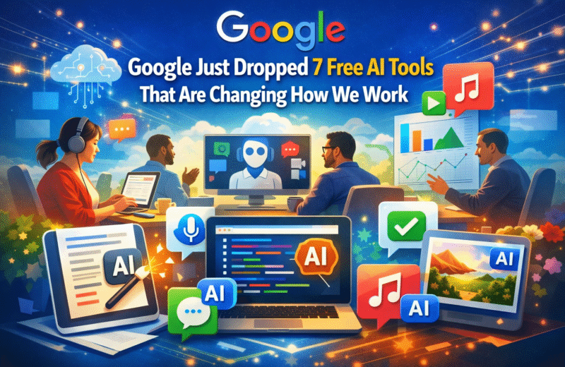Google Just Dropped 7 Free AI Tools That Are Changing How We Work