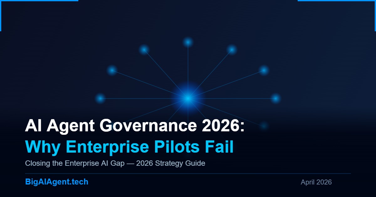 AI agent governance dashboard in enterprise environment — autonomous workflow control visualization | BigAIAgent