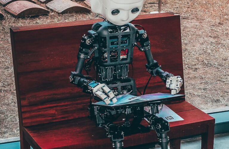 AI agents for content marketing automation 2026 — automated workflow diagram with laptop and AI tools | BigAIAgent