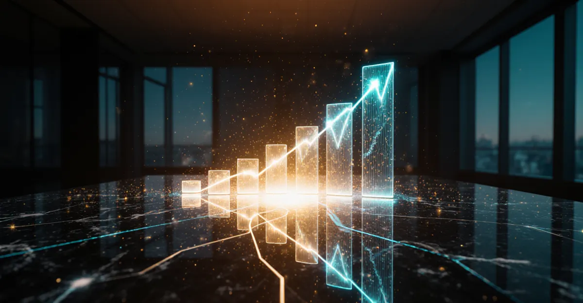 AI agent ROI 2026 futuristic business intelligence holographic growth dashboard BigAIAgent