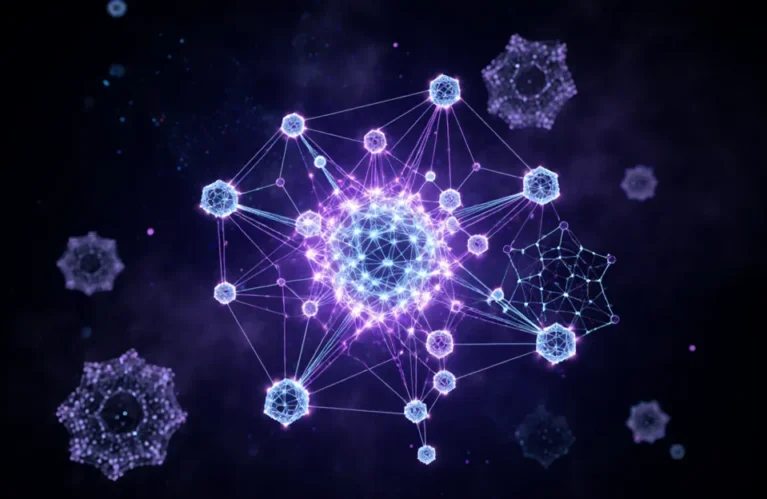 best AI agent frameworks 2026 luminous geometric graph nodes orchestration pathways electric violet BigAIAgent