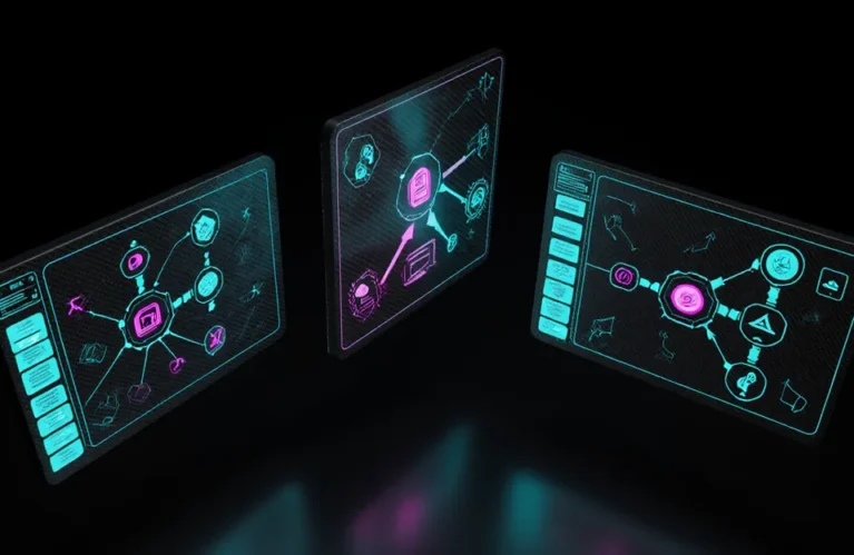 no-code AI automation platforms comparison holographic workflow interfaces BigAIAgent