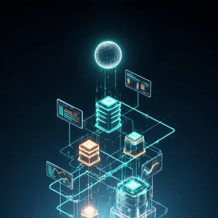 AI agents for data analytics 2026 futuristic analytics workspace with agent orb and holographic data pipeline nodes BigAIAgent