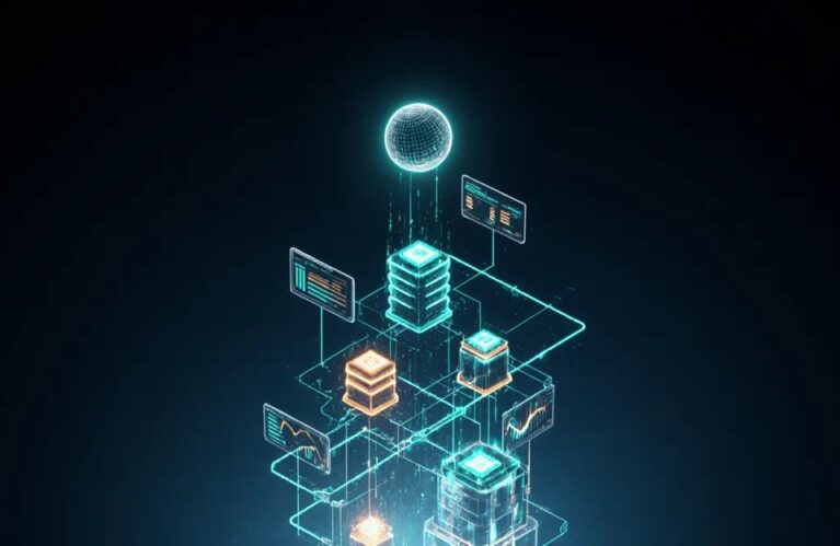 AI agents for data analytics 2026 futuristic analytics workspace with agent orb and holographic data pipeline nodes BigAIAgent