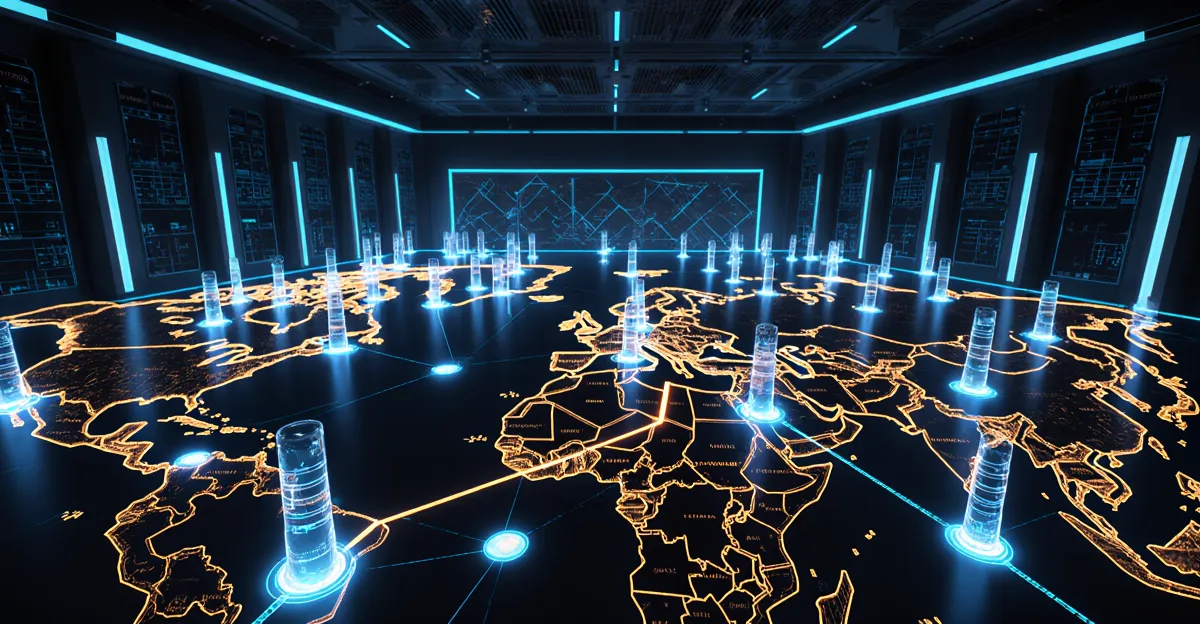 AI agents in energy 2026 futuristic smart grid control center with agent orbs and power flow pathways BigAIAgent
