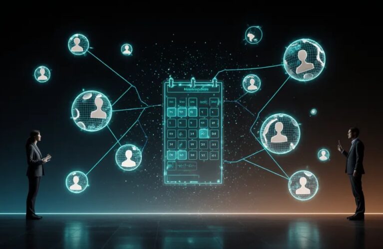 AI agents for recruiting 2026 futuristic talent acquisition hub with holographic candidate profiles and hiring decision nodes BigAIAgent