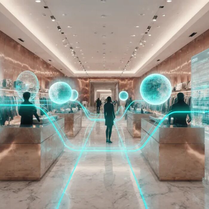 AI agents for retail 2026 agentic commerce luxury boutique holographic product recommendations BigAIAgent