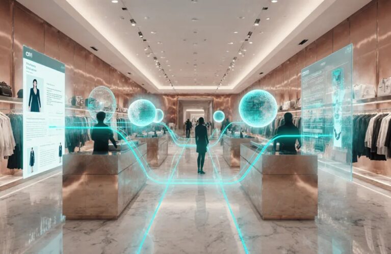AI agents for retail 2026 agentic commerce luxury boutique holographic product recommendations BigAIAgent