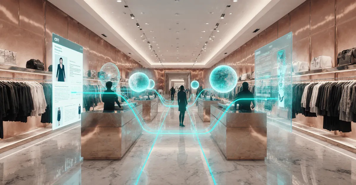 AI agents for retail 2026 agentic commerce luxury boutique holographic product recommendations BigAIAgent