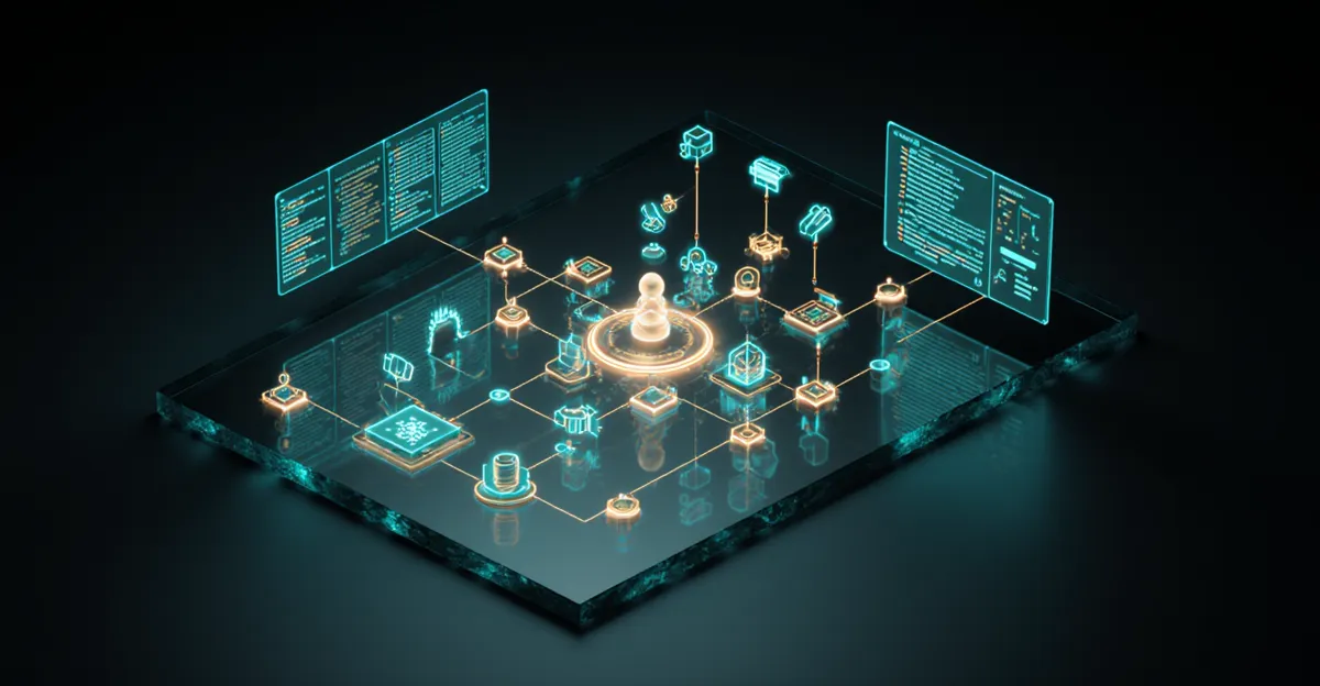 best no-code AI agent builders 2026 futuristic drag-and-drop workflow canvas with glowing teal and gold nodes BigAIAgent