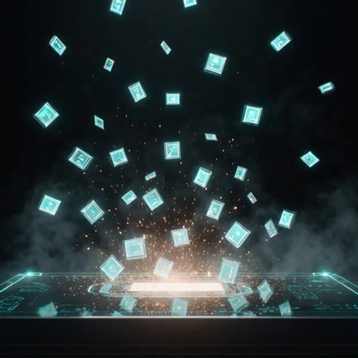 AI agent sprawl, scattered AI agent lights converging into one unified control console BigAIAgent