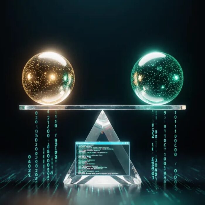 Claude Sonnet 5 AI agents balanced against Opus 4.8 on a glowing benchmark scale BigAIAgent