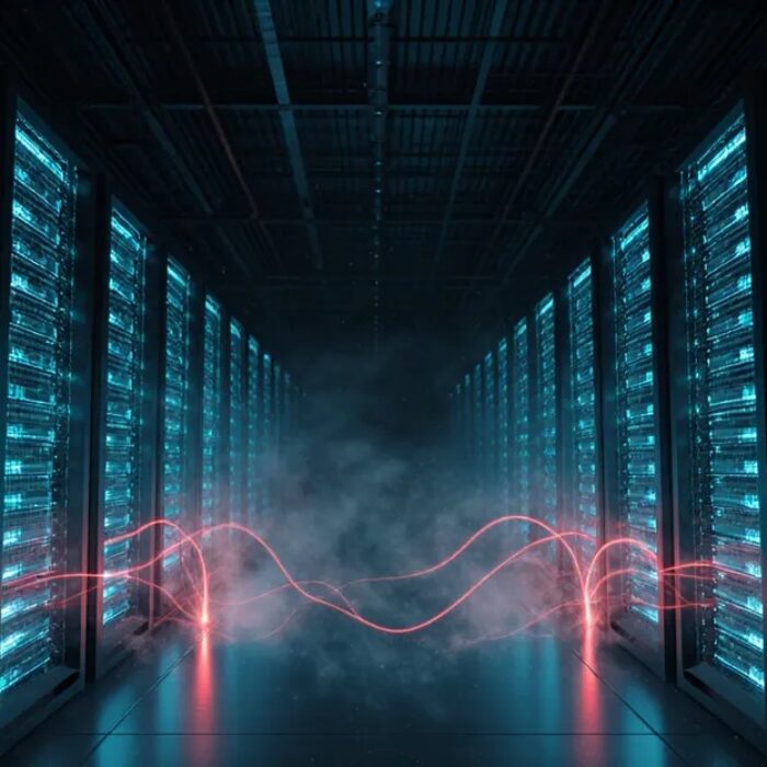 Shadow AI agents infiltrating enterprise network, glowing unauthorized nodes hidden among sanctioned systems BigAIAgent