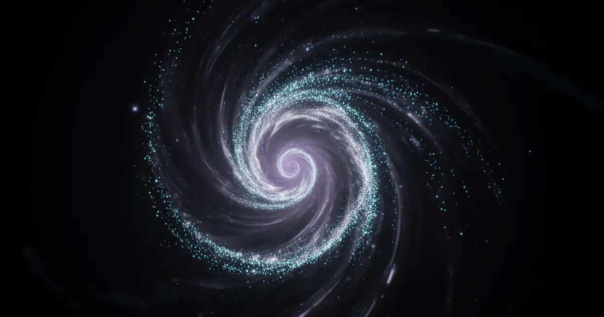 AI agent breakthroughs 2026, glowing fluid vortex with swarming agent light particles BigAIAgent