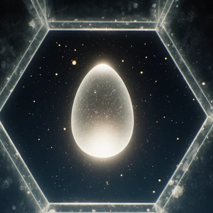 Glowing seed nurtured inside a protective lattice, AdMagic waitlist